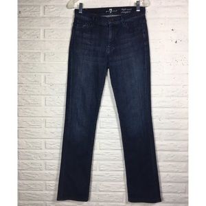 7 for all Mankind High Waist Straight Leg Jeans